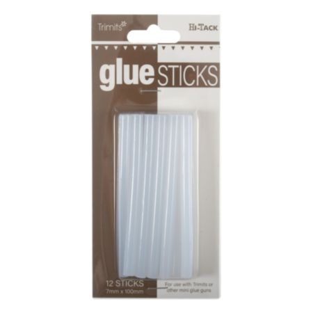 Hi-Tack Replacement Glue Sticks - 7mm x 10cm (12 Pieces)