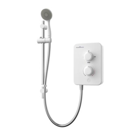 Gainsborough™ Slim Mono Electric Shower (9.5KW) - Polar White