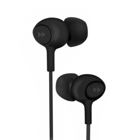 Groov-e In Ear Earphones with Mic - Black