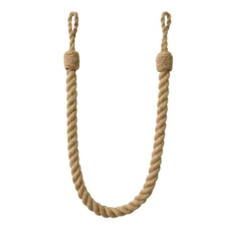 Jones Rope Curtain Tieback - Jute