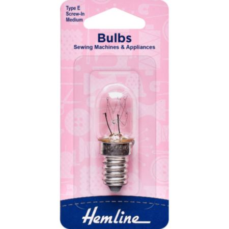 Hemline Sewing Machine Bulb | Screw-In - Medium