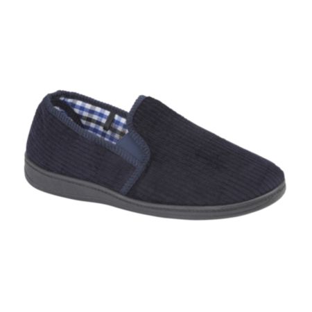 Jo & Joe Men's Navy Harry Cord Slippers