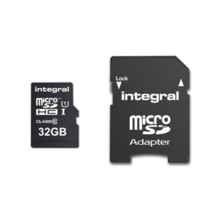 Integral™ Micro SDHC & Adapter - 32GB