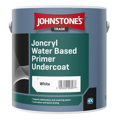 Johnstone's Trade Joncryl Water Based Primer Undercoat Brilliant White 2.5L