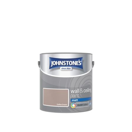 Johnstone's Wall & Ceiling Matt Paint Coffee Cream 2.5L