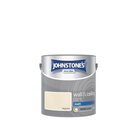 Johnstone's Wall & Ceiling Matt Paint Magnolia 2.5L