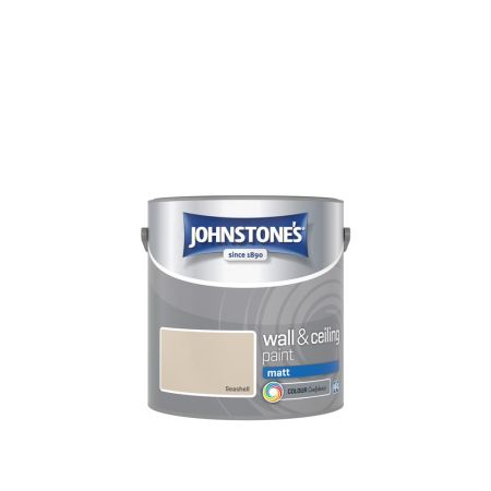 Johnstone's Wall & Ceiling Matt Paint Seashell 2.5L