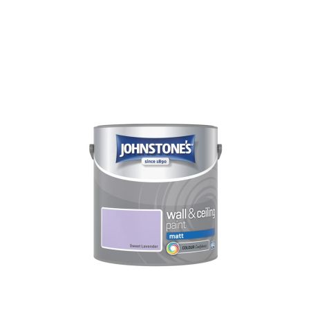 Johnstone's Wall & Ceiling Matt Paint Sweet Lavender 2.5L