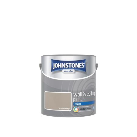Johnstone's Wall & Ceiling Matt Paint Toasted Beige 2.5L