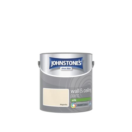 Johnstone's Wall & Ceiling Silk Paint Magnolia 2.5L