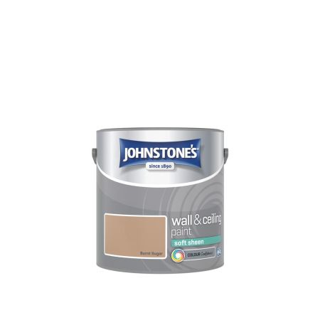 Johnstone's Wall & Ceiling Soft Sheen Paint Burnt Sugar 2.5L