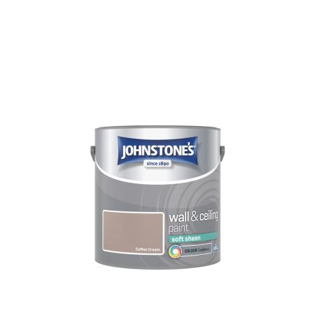 Johnstone's Wall & Ceiling Soft Sheen Paint Coffee Cream 2.5L