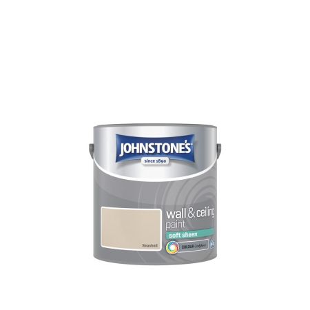 Johnstone's Wall & Ceiling Soft Sheen Paint Seashell 2.5L