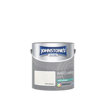 Johnstone's Wall & Ceiling Soft Sheen Paint White Whisper 2.5L