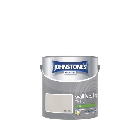 Johnstone's Wall & Ceiling Silk Paint China Clay 2.5L