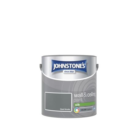 Johnstone's Wall & Ceiling Silk Paint Steel Smoke 2.5L
