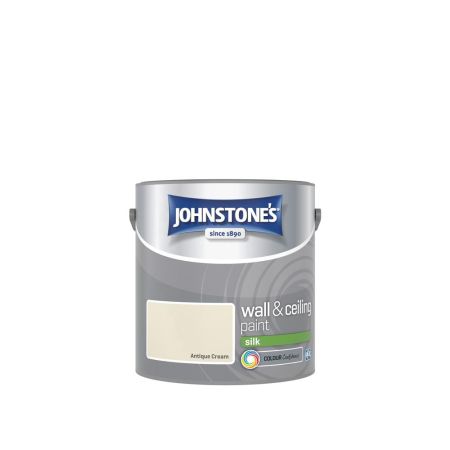 Johnstone's Wall & Ceiling Silk Paint Antique Cream 2.5L