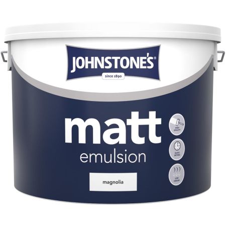 Johnstone's Contract Matt Emulsion Paint Magnolia 10L