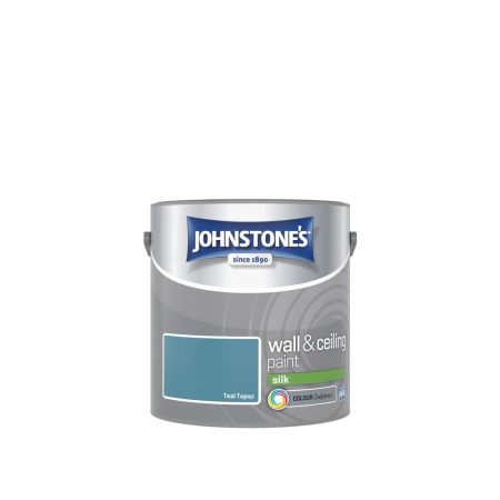 Johnstone's Wall & Ceiling Silk Paint Teal Topaz 2.5L