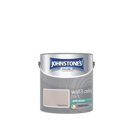 Johnstone's Wall & Ceiling Soft Sheen Paint Chapel Stone 2.5L