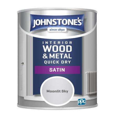 Johnstone's Quick Dry Satin Paint Moonlit Sky 750ml