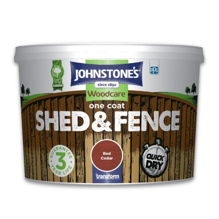Johnstone's One Coat Shed & Fence Treatment Red Cedar 9L