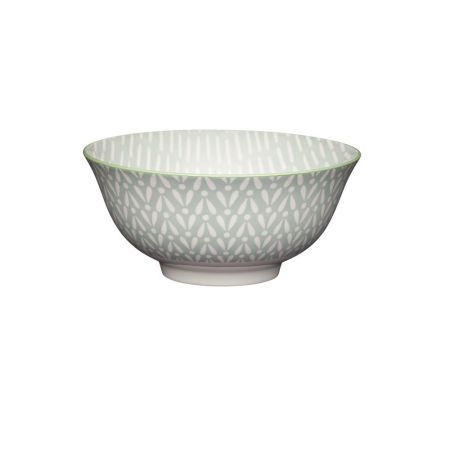 KitchenCraft Bowl 16cm - Grey Floral