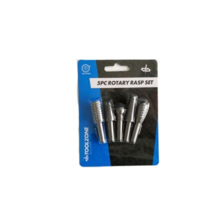 Toolzone 5 Pack Rotary Rasp Set