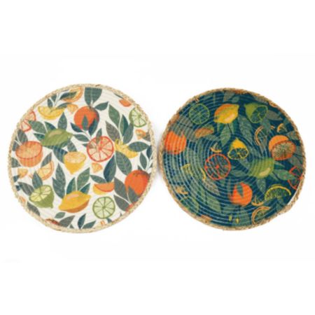38cm Citrus Print Placemat (Assorted)