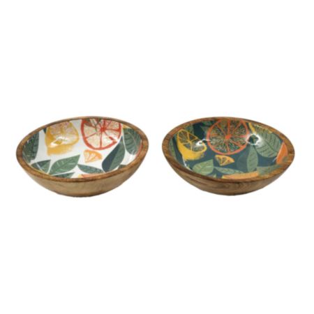 Citrus Enamelled Bowl - 25cm (Assorted)