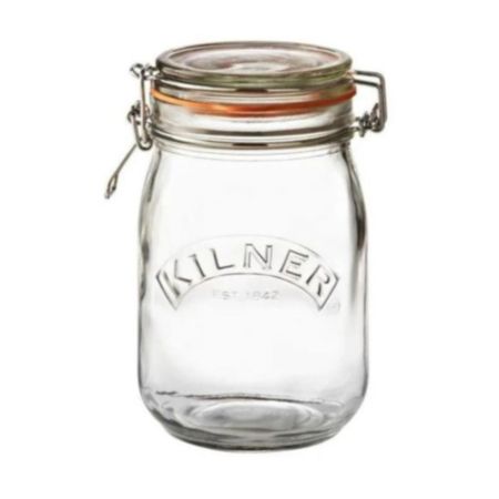 Kilner Clip Top Round Jar 1L