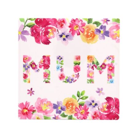 The Leonardo Collection 'Mum' Coaster (10 x 10 x 1cm)