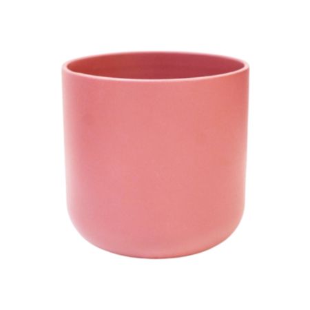 Ivyline Lisbon Ceramic Pink Rose Planter - H 13.5 x W 13.5 x D 13.5cm