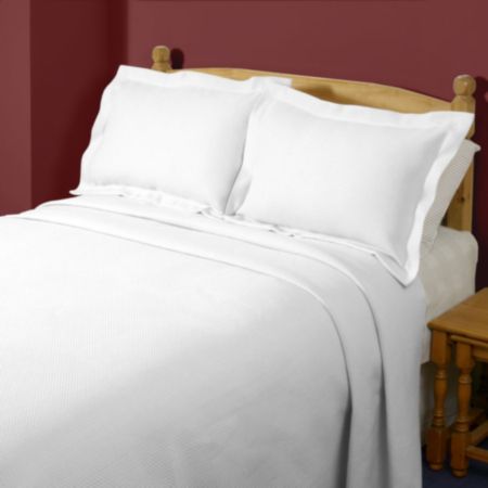 Le Chateau White Estrella Bedspread - King