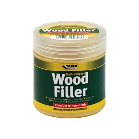 Everbuild Premium Joiners Grade Wood Filler Medium Stain 250ml