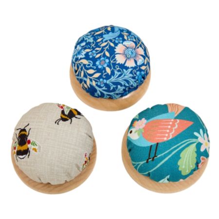 Hobby Gift Fabric Dome Top Pin Cushion (Assorted)