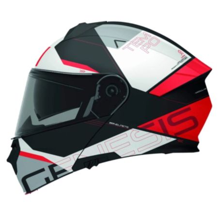 MT Genesis Atempo B5 Motorbike Helmet - Gloss Red (XL)