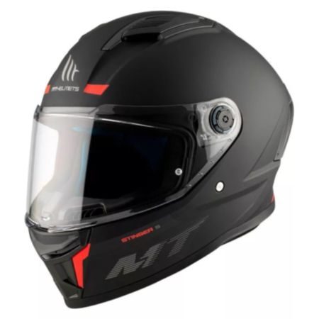 MT Stinger 2 A1 Motorbike Helmet - Matt Black (S)