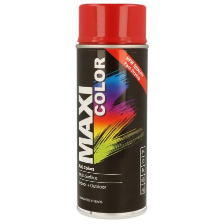 Maxicolour Gloss Flame Red Spray Paint 400ml