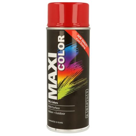 Maxicolour Gloss Carmine Red Spray Paint 400ml