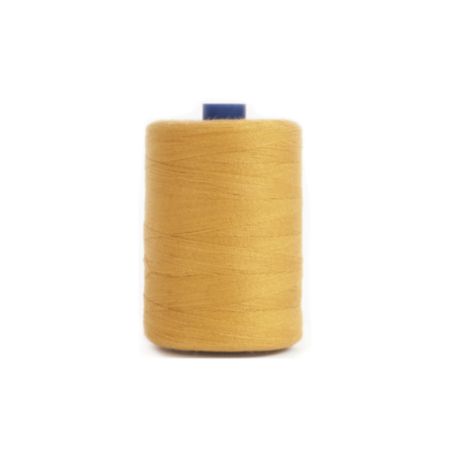 Hemline Sewing and Overlocking Thread - 5 x 1000m (Old Gold)