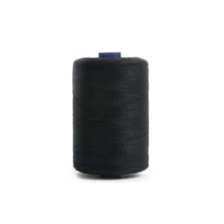 Hemline Sewing and Overlocking Thread - 5 x 1000m (Black)