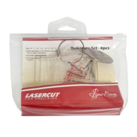 Sew Easy Template Set - Mini Squares (8 Pieces)