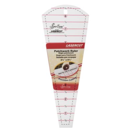 Sew Easy Template Dresden Patchwork Ruler - 8 x 3.5in