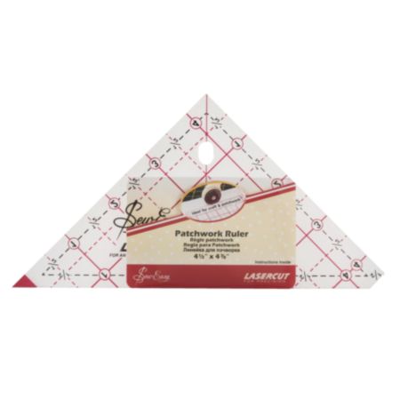 Sew Easy Template Patchwork Ruler - Triangle (4.5in)