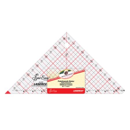 Sew Easy Quilting Ruler - Triangle (6.5in)
