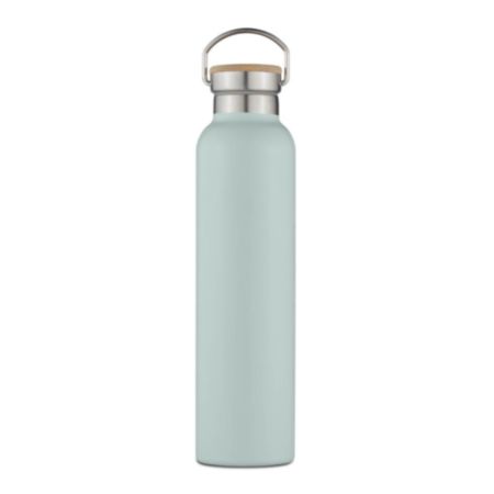 Tower 750ml Bottle with Bamboo Lid - Blue