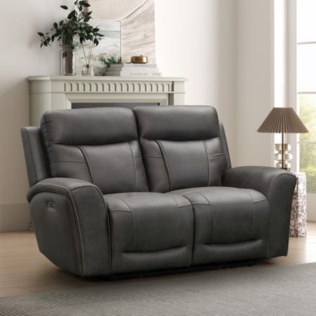 Nico 2 Seater Power Recliner - Grey (171 x 100cm)