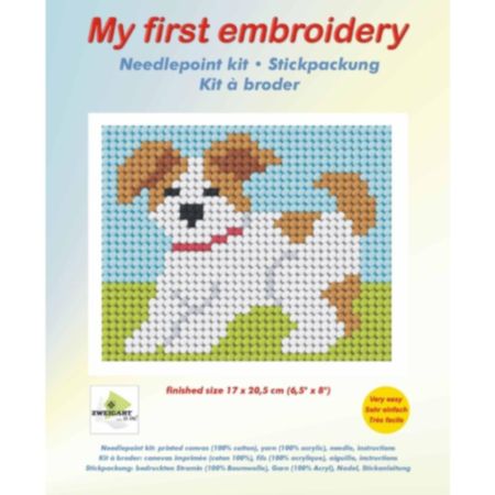 Orchidea Needlepoint Kit | My First Embroidery - Puppy