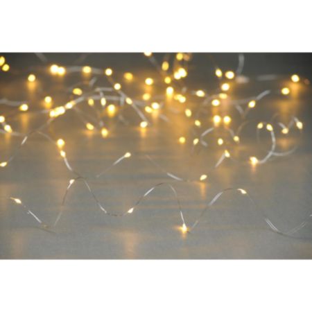 Christmas Dewdrop Multifunction Lights (Battery Operated) | 100 LEDs - Warm White